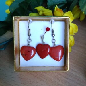 Súprava z červeného jaspisu